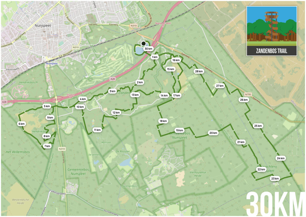 Route zandenbostrail